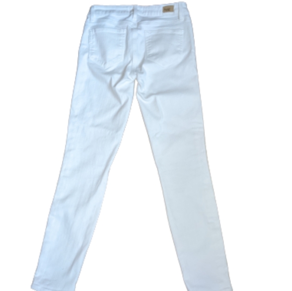 Paige Verdugo White Jeans Crochet Trim Size 26 - Picture 9 of 11